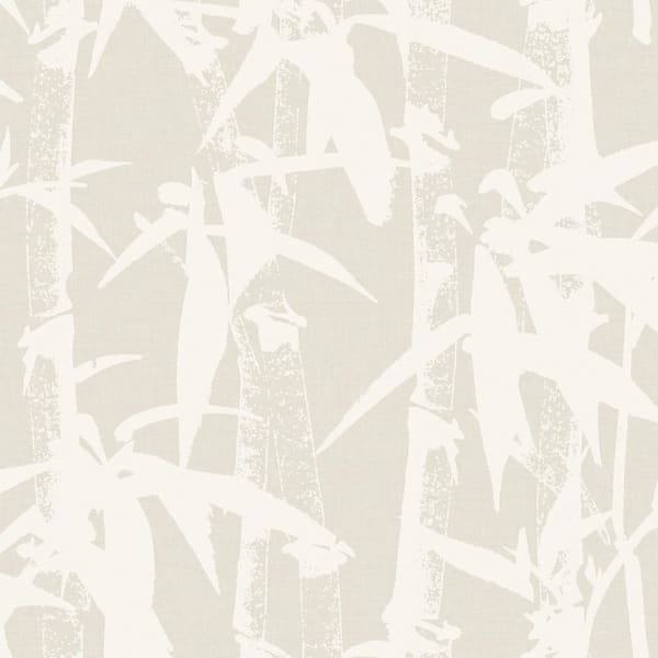 28.18 sq. ft. Modern Bamboo Beige Peel and Stick Wallpaper