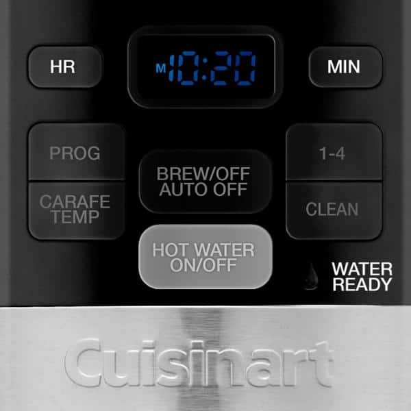 Black Programmable Drip Coffee Machine with Grinder and Water Filter
