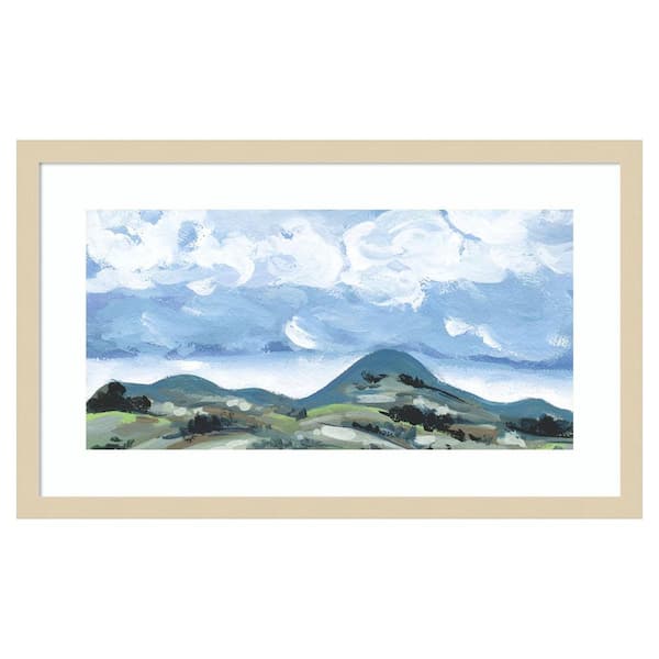 Amanti Art Nature Trek II by Melissa Wang 25 in. W x 15 in. H. Wood Framed Wall Art Print Framed in Brown
