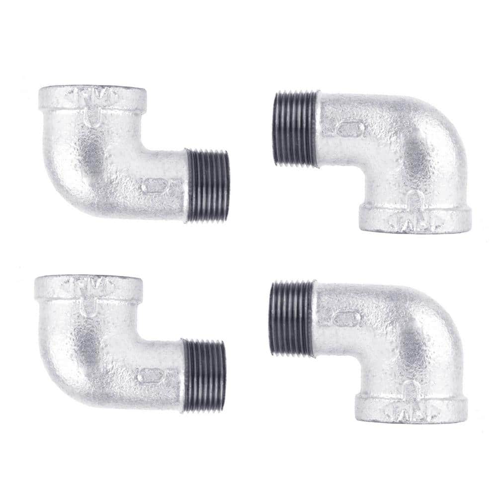 1 in. Galvanized Iron 90 Degree Street Elbow Fitting (4-Pack) price history on PriceWatchPro
