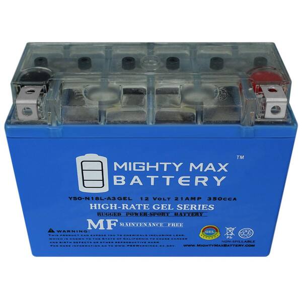Mighty Max Battery Y50-N18L-A3 Gel Battery for Honda GL1500 Gold Wing 1500CC 1988-2000 Brand Product 