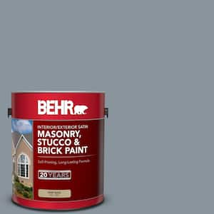 1 gal. #BXC-88 Cool December Satin Interior/Exterior Masonry, Stucco and Brick Paint