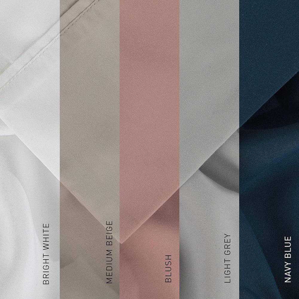 Light Grey Twin XL Polyester Microfiber Sheet Set with Pillowcases