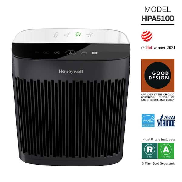 Black for sale online Honeywell HPA5100B Air Purifier