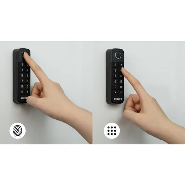 Philips Wi-Fi Retrofit Smart Lock Deadbolt with Wireless Keypad - Matte Black