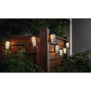 10-Heads 11 ft. Outdoor/Indoor Plug-In LED Lantern String Light