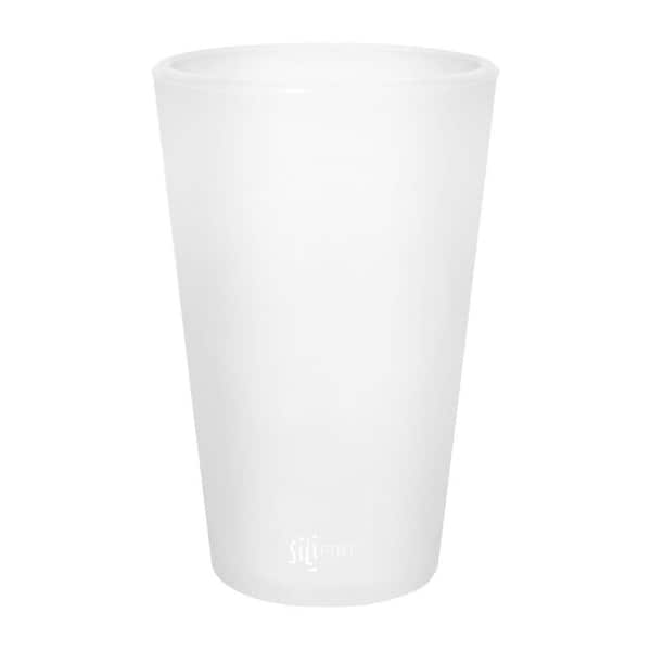 Silipint 16 oz. Silicone Cup Frosted White