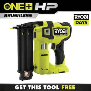 ONE+ HP 18V 18-Gauge Brushless Cordless AirStrike Brad Nailer (Tool Only)