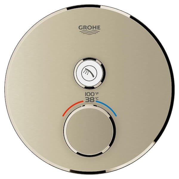 Grohtherm Smart Control Single Function Thermostatic Trim with Control Module in Brushed Nickel (Valve Not Included)