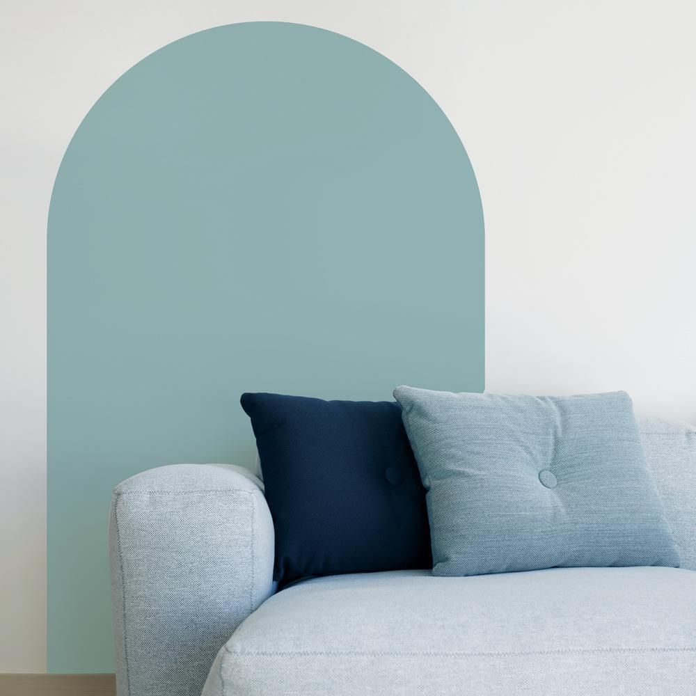 Pastel Blue Arch Peel and Stick Wall Decal Set