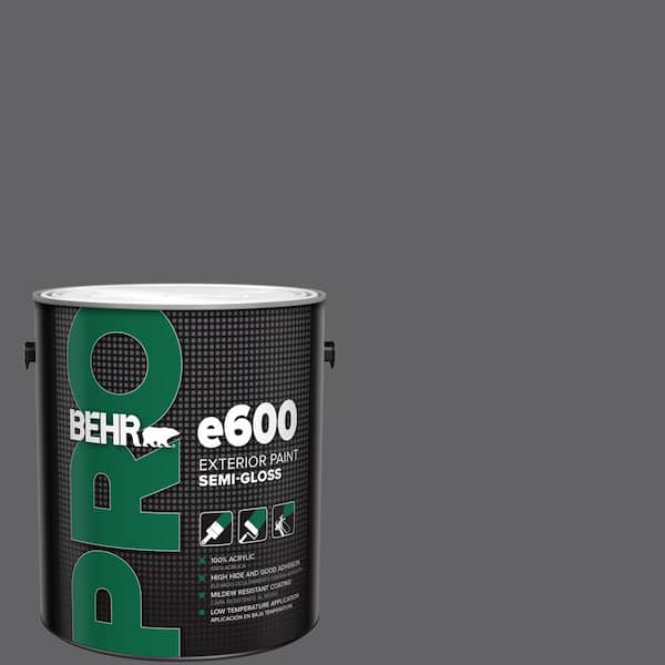 BEHR PRO 1 gal. #N530-6 Digital Semi-Gloss Exterior Paint PR67301 - The ...