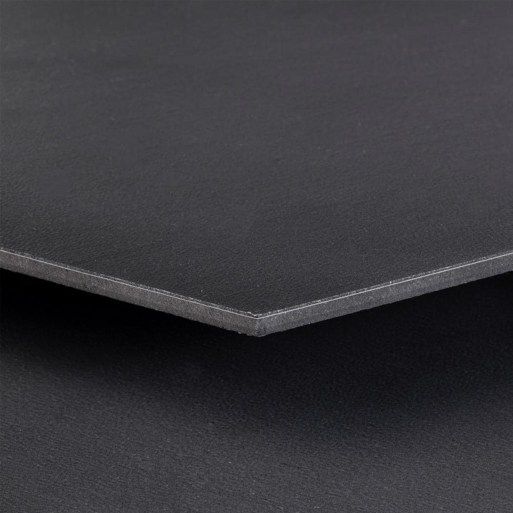 Meteorite Black Hexagon Matte Vinyl Mosaic Tile