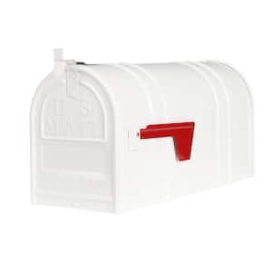 Postal Pro Carlton Post Mount T2 Mailbox, White