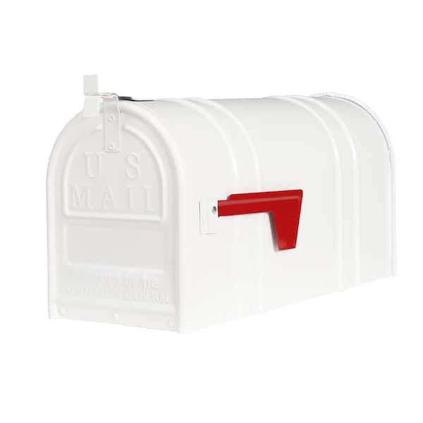 Unbranded Postal Pro Carlton Post Mount T2 Mailbox, White