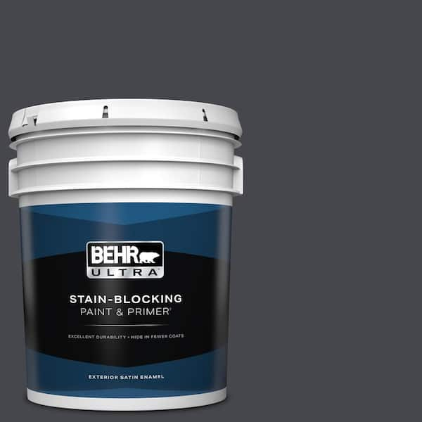 BEHR ULTRA 5 gal. #760F-7 Sorcerer Satin Enamel Exterior Paint & Primer