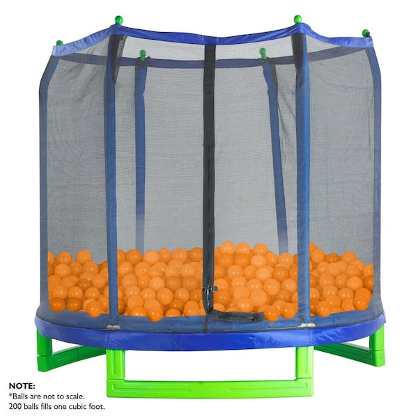 Upper Bounce Machrus Upper Bounce Crush Proof Plastic Trampoline Pit Balls  in Orange (200Pack) UB-TB-200-OR - The Home Depot