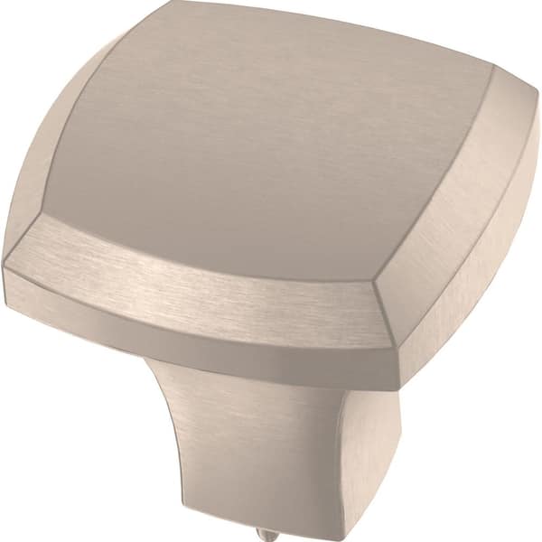 Archways 1-1/16 in. (27 mm) Classic Satin Nickel Square Cabinet Knob