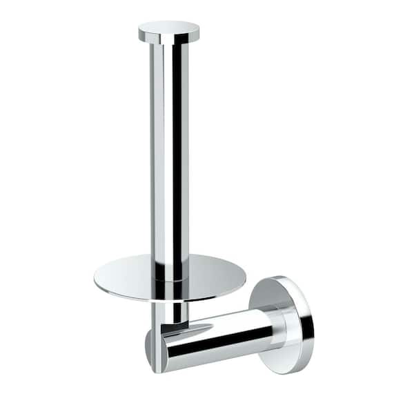 Gatco Channel Single Post Toilet Paper Holder in Chrome
