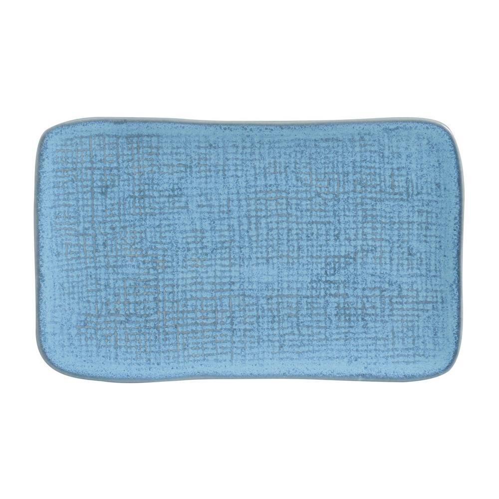 10.63 in. Breeze Light Blue Stoneware Rectangular Platter Medium Juta (Set of 4) price history on PriceWatchPro