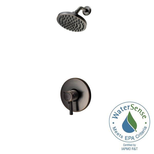 Pfister Thermostatic Shower Systems 1-Handle Shower Faucet Trim Kit in Tuscan Bronze (Valve Not Included)