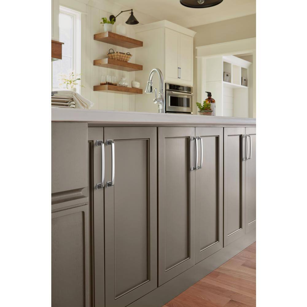 Polished Chrome Traditional Cabinet Drawer Pull with Mounting Hardware