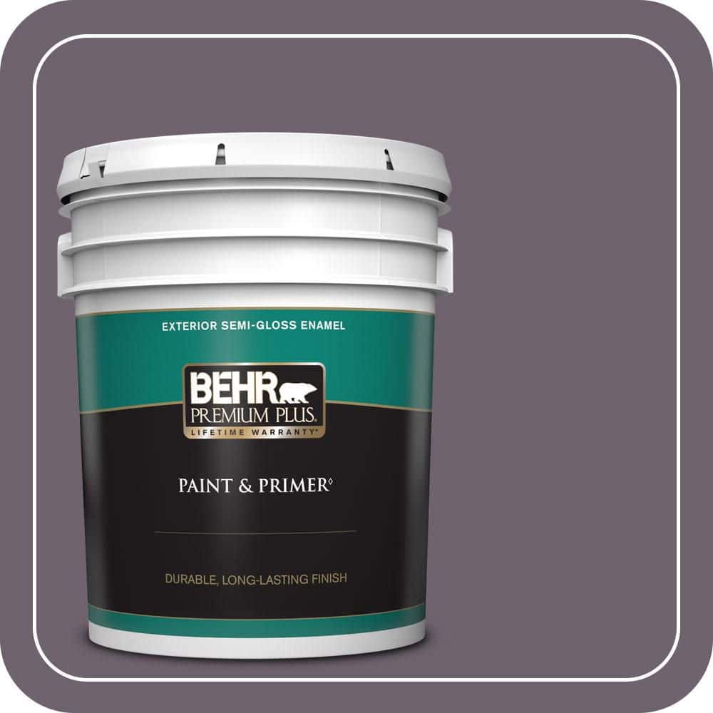 5 gal. #670F-6 Vintage Grape Semi-Gloss Enamel Exterior Paint & Primer price history on PriceWatchPro