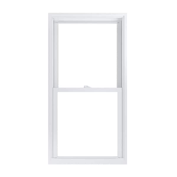 American Craftsman 27.75 in. x 53.25 in. 70 Pro Series Low-E Argon Glass Double Hung White Vinyl Replacement Window, Screen Incl