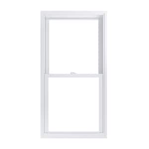 27.75 in. x 53.25 in. 70 Pro Series Low-E Argon SC Glass Double Hung White Vinyl Replacement Window, Screen Incl