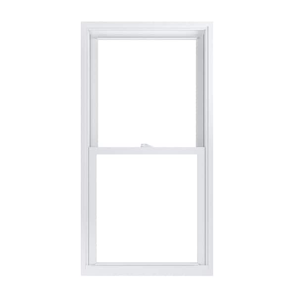 American Craftsman 27.75 in. x 53.25 in. 70 Pro Series White Double Hung Low-E Argon PS Glass Vinyl Replacement Window, Screen Incl