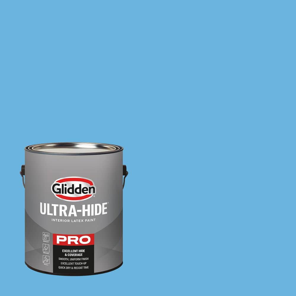 Glidden Ultra-Hide 1 gal. PPG1240-4 Xavier Blue Semi-Gloss
