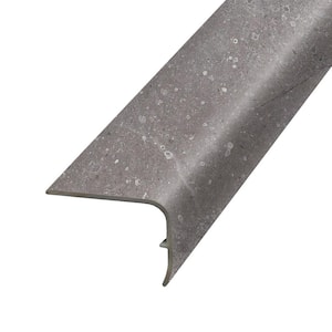 Gravel 1.32 in. Thick x 1.88 in. Wide x 78.7 in. Length Vinyl Stair Nose Molding
