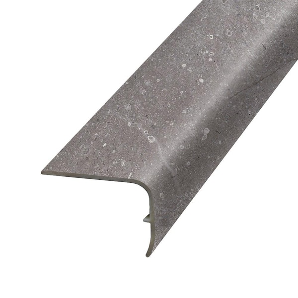 PERFORMANCE ACCESSORIES Gravel 1.32 in. Thick x 1.88 in. Wide x 78.7 in. Length Vinyl Stair Nose Molding