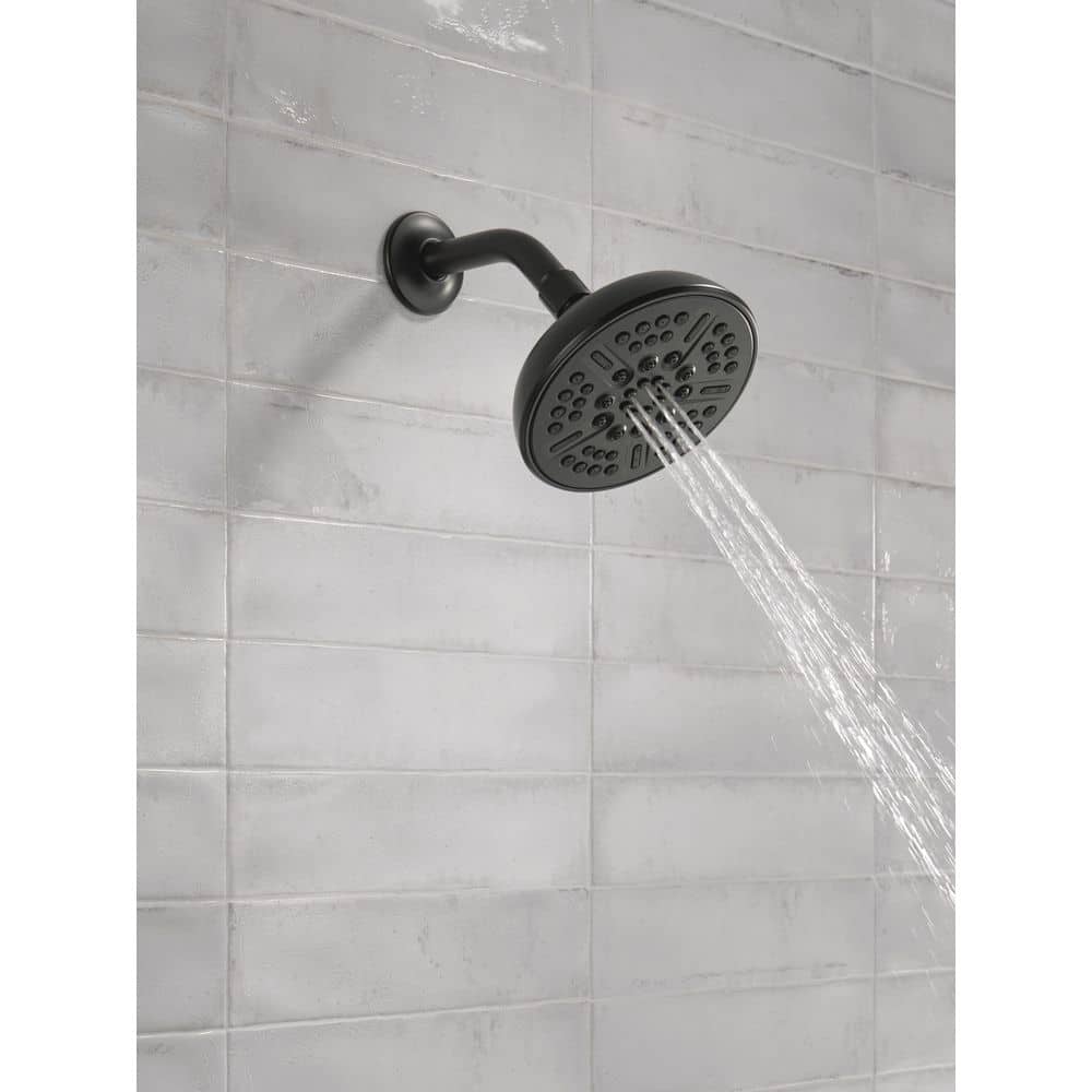 Matte Black Multi-Head Nickel Wall Mounted Shower Head