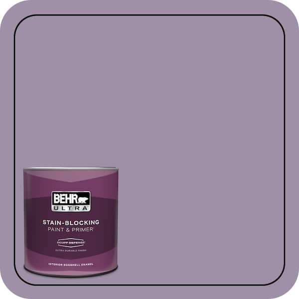 BEHR ULTRA 1 qt. #S100-4 Ancestry Violet Extra Durable Eggshell Enamel Interior Paint & Primer
