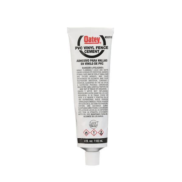 Unbranded 4 oz. White PVC Vinyl Fence Cement