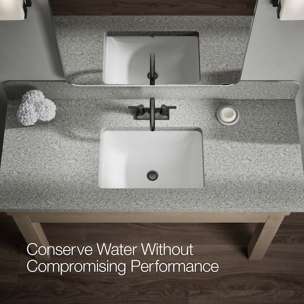 KOHLER Venza 4 in. Centerset Double Handle Bathroom Faucet in
