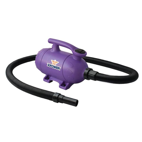 XPOWER 2 HP Purple Pro-At-Home Pet Dryer with Vacuum