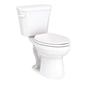 Viper 2-Piece 1.28 GPF Gravity Fed Elongated Toilet in White with Slow Close Seat