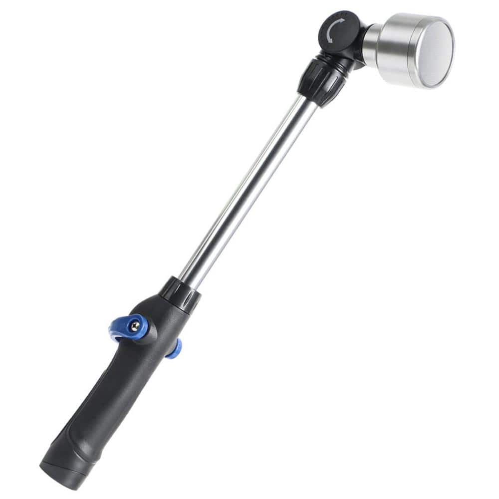 Eighteen Inch Soft Rain Watering Wand with One Thousand Eight Hole Pivoting Head and Thumb Flow Control Silver price history on PriceWatchPro