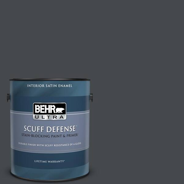 BEHR ULTRA 1 gal. Home Decorators Collection #HDC-WR14-4 Winter Coat Extra Durable Satin Enamel Interior Paint & Primer