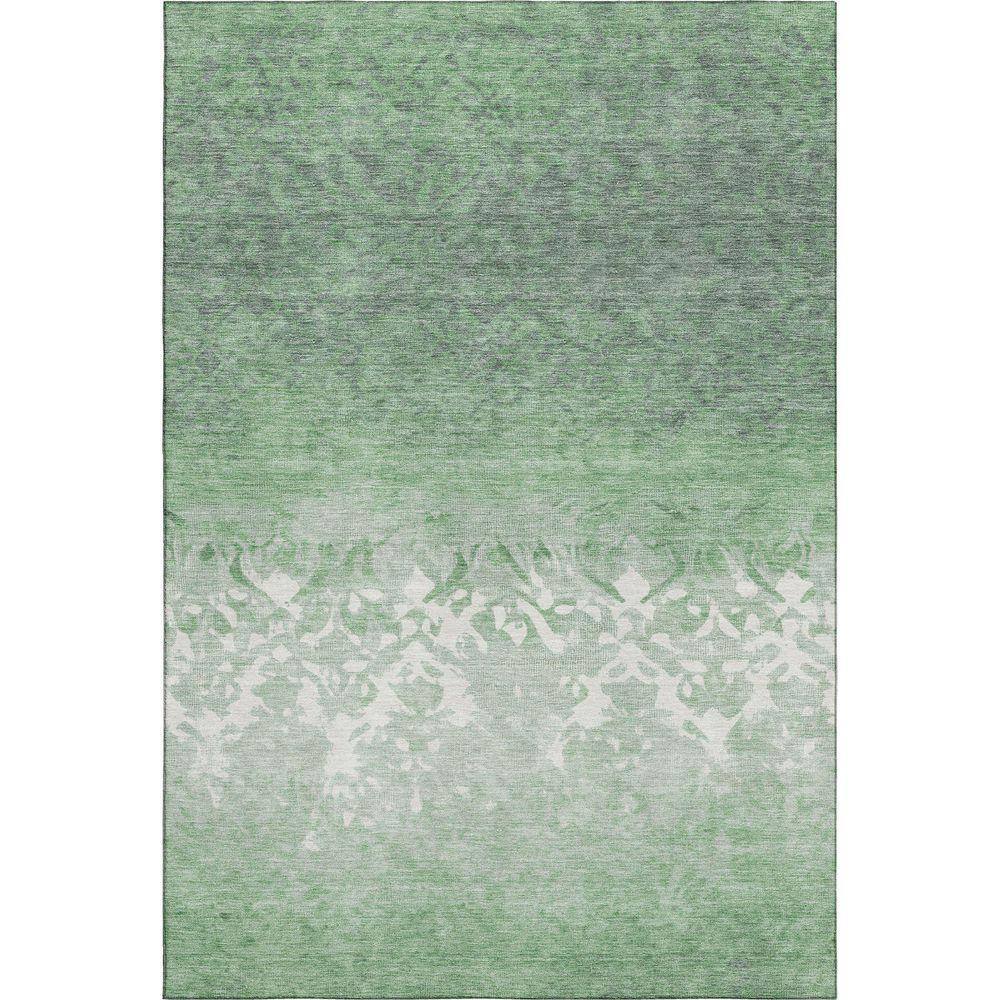 Addison Rugs Mayfield Premium Machine Washable Abstract AMF1959 Green 8 ...