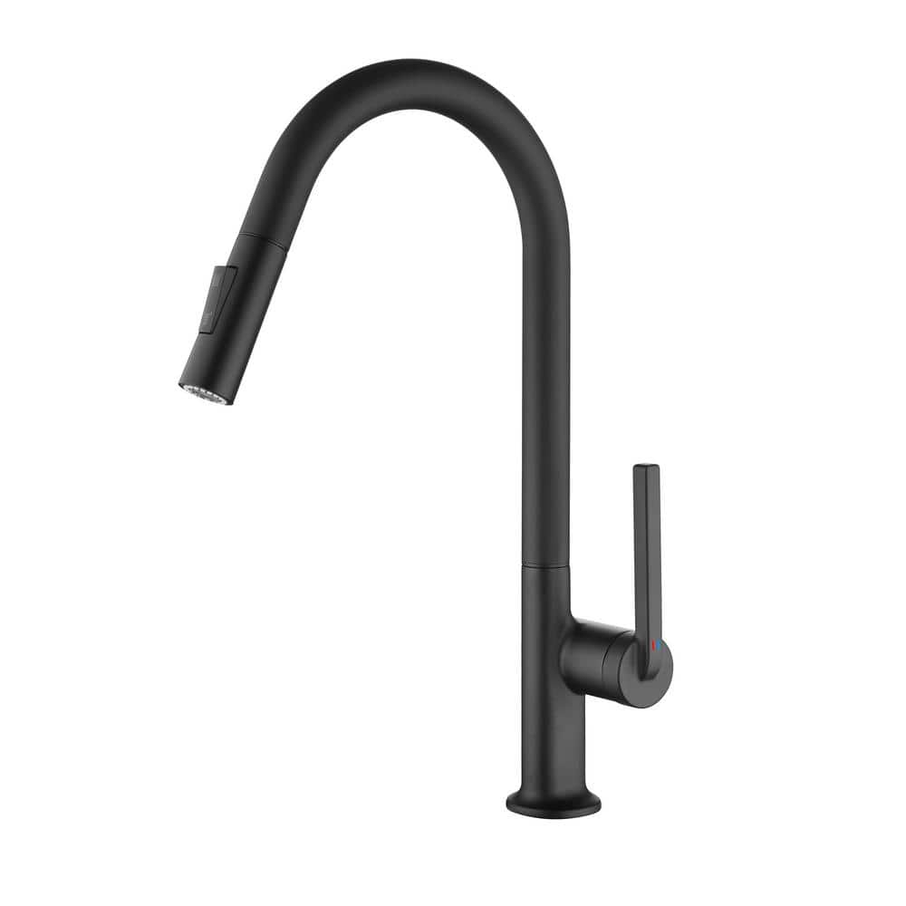 Flg Single Handle Pull Down Sprayer Kitchen Faucet With Advanced Spray Pull Out Spray Wand 5419