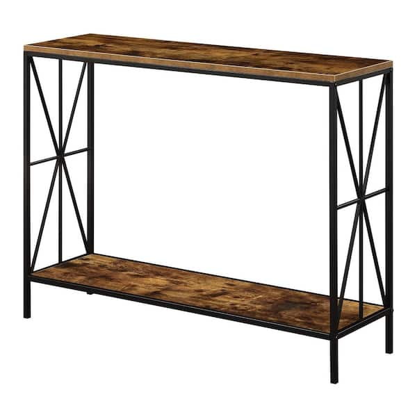 Convenience Concepts Tuscon Starburst 39 in. Barnwood/Black Rectangle ...