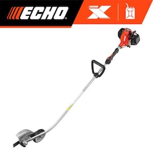 25.4 cc Gas 2-Stroke X Series Professional Commercial Grade Curved Shaft Edger with 7.75 in. Blade and Metal Shield