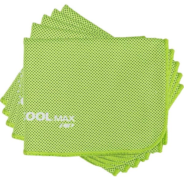 EZ-Cool Max Yellow Wicking Hollow Fiber Evaporative Cooling Towel (10-Pack)
