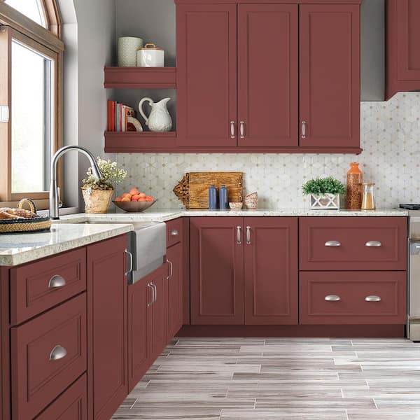 BEHR PREMIUM 1 gal. #S140-6 Moroccan Ruby Satin Enamel Interior