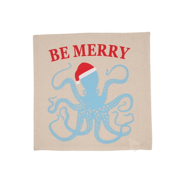 Glitzhome 18 in. L Octopus Pillow Cover