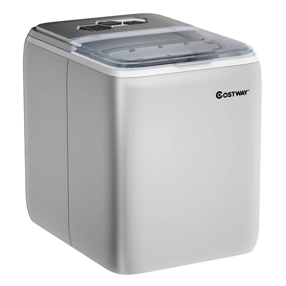 Costway Portable Compact Electric Ice Maker Machine Mini Cube 26lb/day :  Target