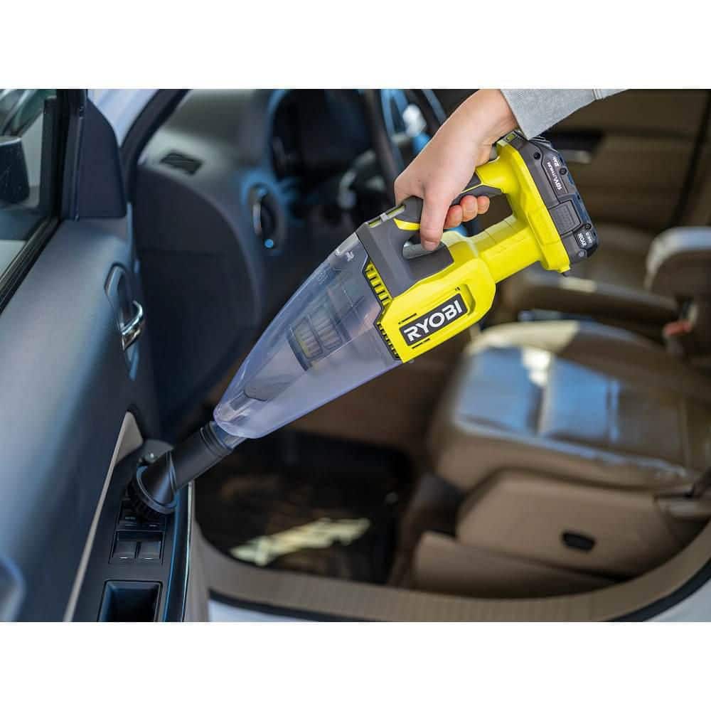 Green Cordless Handheld Vacuum with HEPA Filter