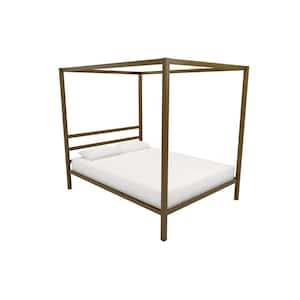 Rory Gold Metal Queen Canopy Bed